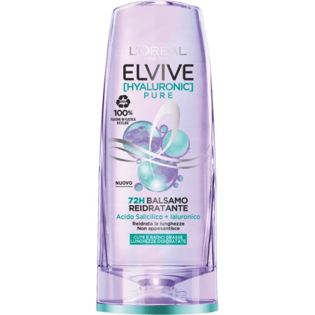 SET L'ORÉAL PARIS AA816200 ELVIVE HYALURONIC BALSAMO PURE CAPELLI GRASSI 400ML