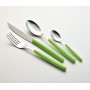 POSATE DREAM SET DA 24 PEZZI IN DIVERSI COLORI, EME POSATERIA VERDE-EST24DR-69