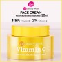 7DAYS RULLO MASSAGGIATORE PER OCCHI CON COLLAGENE +CREMA VISO ALLA VITAMINA C CON VITAMINA E E MIX DI FRUTTI TROPICALI | IDRATANTE ANTI-AGE PER LA PELLE DEL VISO| TRATTAMENTO DELL'ACNE