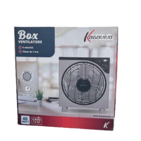 KASAVIVA 1644016 VENTILATORE BOX 3 VELOCITA 40WATT KASAVIVA 1644016 VENTILATORE BOX 3 VELOCITA 40WATT