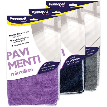 PANNOPELL LINEA SMART PANNO IN MICROFIBRA PER PAVIMENTI 50X70CM COD 155 COLORI ASSORTITI
