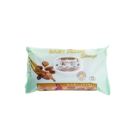 BABY FRESH SALVIETTINE STENAGO UMIDIFICATE DERMATOLOGICMENTE TESTATE OLIO D'ARGAN 72 PEZZI  COD0067