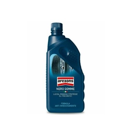 4 LITRI AREXONS 8377 NERO GOMME 1L PRODOTTO NERO GOMME AUTO, NERO PER PNEUMATICI, NERO GOMME LIQUIDO, RINNOVA E PROTEGGE LE GOMME DI AUTO E MOTO, PREVIENE DALL'INVECCHIAMENTO,