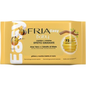 CONFEZIONEI DI FRIA EASY BABY SALVIETTE PER CAMBIO PANNOLINO CON ALOE VERE ED ESTRATTO DI MIELE  PACCO DA 72 SALVIETTE