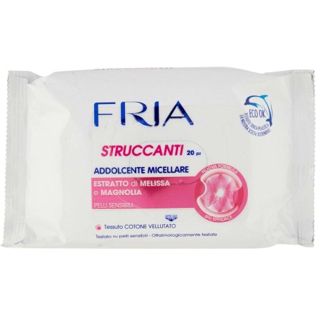 FRIA SALVIETTE STRUCCANTI ACQUA MICELLARE PER PELLI SENSIBILI 1 PEZZO COD 040946A