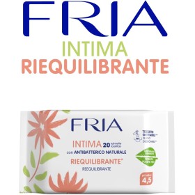 FRIA  SALVIETTE IGIENE INTIMA GINECOLOGICAMENTE TESTATE E DELICATE , TESSUTO GETTABILE NEL WC TASCABILI 20SALVIETTE COD 090097A FRIA  SALVIETTE IGIENE INTIMA GINECOLOGICAMENTE TESTATE E DELICATE , TESSUTO GETTABILE NEL WC TASCABILI 20SALVIETTE COD 090097A