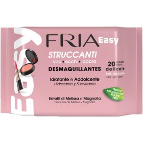 FRIA EASY SALVIETTE STRUCCANTI CON ESTRATTI DI MELISSA E MAGNOLIA DERMOTOLOGICAMENTE TESTATE CONFEZIONE DA 20 SALVIETTE COD 040635D