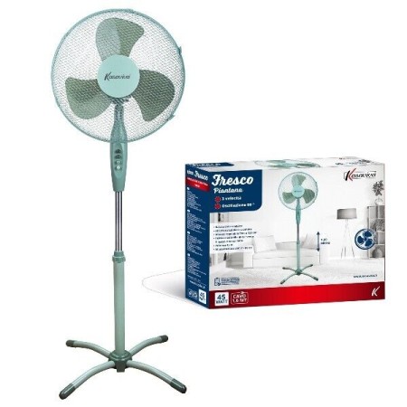 KASAVIVA VENTILATORE FRESCO 40 PIANTANA VERDE 45W COD 1644003