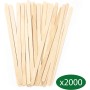 2000 BASTONCINI E AGITATORI DI CAFFE' IN LEGNO 11 CM - BACCHETTE USA E GETTA