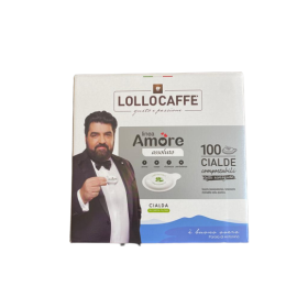 LOLLO CAFFE' 100 CIALDE AMORE ASSOLUTO  GUSTO E PASSIONE LOLLO CAFFE' 100 CIALDE AMORE ASSOLUTO  GUSTO E PASSIONE