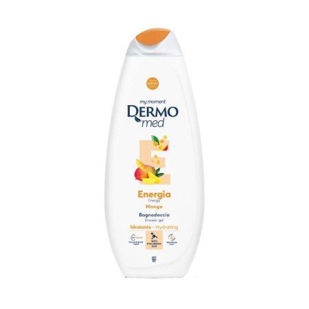 DERMOMED BAGNODOCCIA IDRATANTE SHOWERGEL BAGNOSCHIUMA ENERGY MANGO 650ML