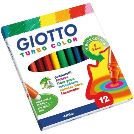 GIOTTO TURBO COLOR 12 PENNARELLI 2,8MM