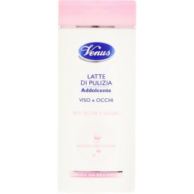 VENUS LATTE DETERGENTE ADDOLESCENTE STRUCCA-DETERGE-LENISCE VISO& OCCHI PELLI SECCHE E SENSIBILI 200ML