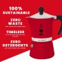 BIALETTI CAFFETTIERA MOKA EXPRESS RAINBOW 1 TAZZA ROSSA NON ADATTA A INDUZIONE COD 990004961/NP