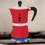 BIALETTI CAFFETTIERA MOKA EXPRESS RAINBOW 6 TAZZE ROSSA NON ADATTA A INDUZIONE COD 990004963/NP