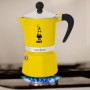 BIALETTI CAFFETTIERA MOKA EXPRESS RAINBOW 3 TAZZE GIALLA NON ADATTA A INDUZIONE COD 990004982/NP