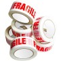36 ROTOLI DI NASTRO ADESIVO FRAGILE 48X132