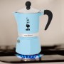 BIALETTI CAFFETTIERA MOKA EXPRESS RAINBOW 6 TAZZE AZZURRA NON ADATTA A INDUZIONE COD 990005043/NP