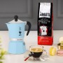 BIALETTI CAFFETTIERA MOKA EXPRESS RAINBOW 6 TAZZE AZZURRA NON ADATTA A INDUZIONE COD 990005043/NP