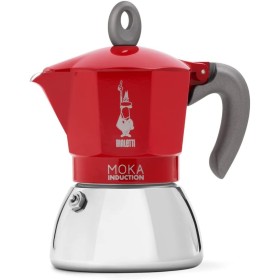 BIALETTI CAFFETTIERA MOKA INDUCTION 6TAZZE ADATTA ALL'INDUZIONE 100ML DESING ELEGATE ROSSA COD 990006946/NP BIALETTI CAFFETTIERA MOKA INDUCTION 6TAZZE ADATTA ALL'INDUZIONE 100ML DESING ELEGATE ROSSA COD 990006946/NP