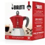 BIALETTI CAFFETTIERA MOKA INDUCTION 6TAZZE ADATTA ALL'INDUZIONE 100ML DESING ELEGATE ROSSA COD 990006946/NP