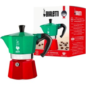 BIALETTI MOKA EXPRESS 3 TAZZE MOKA TRICOLORE CAFFETTIERA DA CEFFE' 130ML COD 990005322/NP