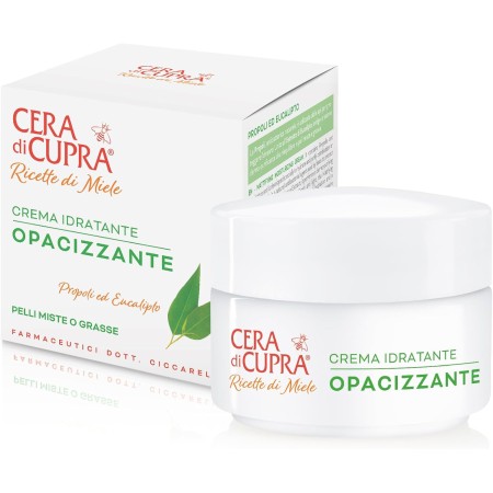 CERA DI CUPRA CREMA IDRATANTE E OPACIZZANTE -CREMA FRESCA E LEGGERA DERMOTOLOGICAMENTE TESTATA 50ML