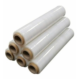 6 BOBINE FILM ESTENSIBILE TRASPARENTE 2,4  KG 50 cm PELLICOLA DA 23 MICRON