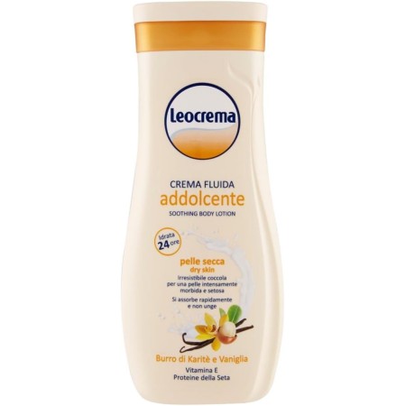 LEOCREMA CREMA CORPO FLUIDA KARITE' & VANIGLIA PER TUTTI I TIPI DI PELLE 250ML