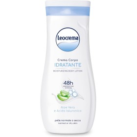 LEOCREMA CREMA CORPO IDRATANTE CON ALOE ED ACIDO IAURORICO 48H DI IDRATAZIONE 250ML