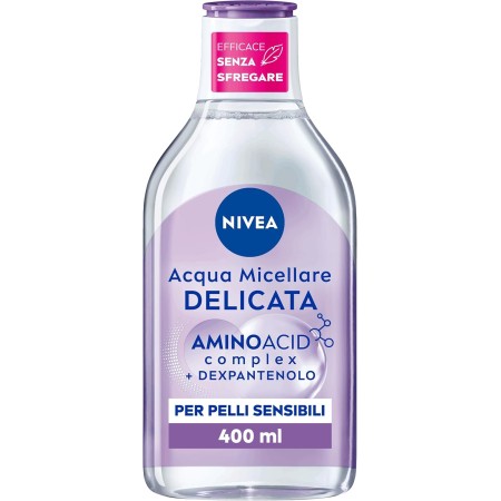 NIVEA ACQUA MICELLARE DELICATA 5IN1 STRUCCANTE VISO-OCCHI-LABBRA PER PELLI SENSIBILI 400ML