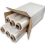 6 BOBINE FILM ESTENSIBILE TRASPARENTE- 2,4 KG 50cm PELLICOLA DA 23 MICRON 6 ROTOLI