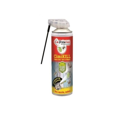 4 PEZZI CIMIKILL INSETTICIDA CONTRO CIMICI, RAGNI E MILLEPIEDI 500ML PROTE290