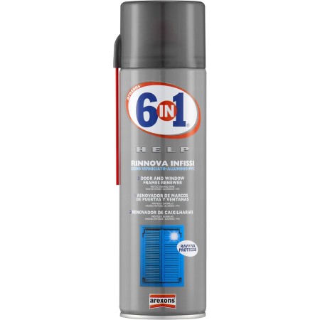 3 PEZZI RINNOVA INFISSI AREXONS HELP 6 IN 1 IN LEGNO VERNICIATO, ALLUMINIO E PVC SPRAY  500 ML COD. 4315