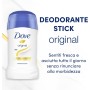 Dove, Deodorante Original Stick, Deodorante Antitraspirante in Stick, con 1/4 Crema Idratante, Protezione Fino a 48 Ore, con Olio Nutriente, Deodorante Uomo e Donna, 40 ml