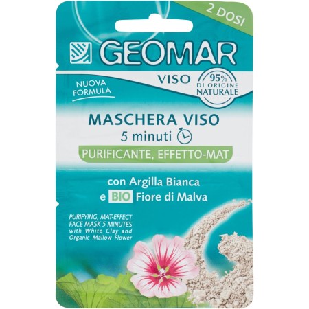 GEOMAR MASCHERA VISO PURIFICANTE E OPACIZZANTE EFFETTO -MAT  PURE SKIN 2 DOSI COD 115570