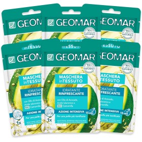 SET DI 6  MASCHERE IN TESSUTO GEOMAR  IDRATANTE E RINFRESCANTE AZIONE INTENSIVA CON ACIDO IAUONICO COD 115510 SET DI 6  MASCHERE IN TESSUTO GEOMAR  IDRATANTE E RINFRESCANTE AZIONE INTENSIVA CON ACIDO IAUONICO COD 115510