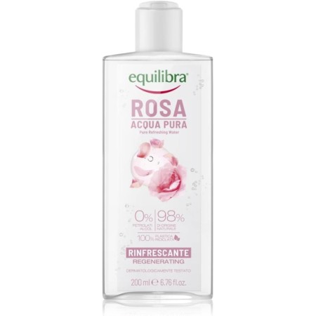 4 PEZZI EQUILIBRA ACQUA PURA CON ROSA FERMENTATA RINFRESCA E PREPARA LA PELLE AI TRATTAMENTI 200ML
