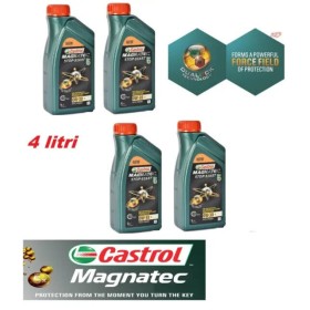 4 LATTINE OLIO MOTORE 0W-30 GS1/DS1 MAGNATEC NEW CASTROL 1 LITRO 4 LATTINE OLIO MOTORE 0W-30 GS1/DS1 MAGNATEC NEW CASTROL 1 LITRO