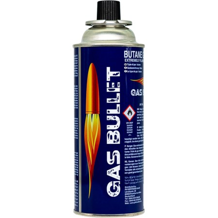 GAS BULLET  GAS BUTANO CARTUCCIA A GAS 227G ADATTA PER FORNELLI A GAS CON VALVOLA A BAIONETTA