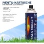 GAS BULLET  GAS BUTANO CARTUCCIA A GAS 227G ADATTA PER FORNELLI A GAS CON VALVOLA A BAIONETTA