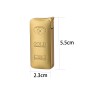 POLYFLAME 40401725 LINGOTTO D'ORO PORTATILE POSACENERE  GOLDBAR POCKET ASHTRAY SET DA 12 PEZZI