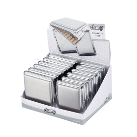 POLYFLAME 40590415 PORTA SIGARETTE CHAMP METAL CIG.CASE 16 & 20 PCS 1 POLYFLAME 40590415 PORTA SIGARETTE CHAMP METAL CIG.CASE 16 & 20 PCS 1