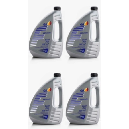 Q8 OLIO MOTORE 5W40 EXCEL PLUS HIGH PERFORMANCE SINTETICO 4 LITRI COD 4828