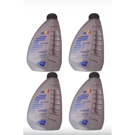 Q8 OLIO MOTORE 0W30 ELITE C2 VERY HIGH PERFORMANCE SINTETICO 4 LITRI COD 4867
