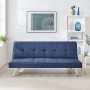 DIVANO CLICK CLACH BRICO CASA LETTO BLU  RIVESTIMENTO IN TESSUTO  ( L 180 x P 81 x A 79 cm )