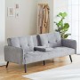 DIVANO CLICK CLACH BRICO CASA LETTO GRIGIO CHIARO  RIVESTIMENTO IN TESSUTO ( L 180 x P 81 x A 79 cm)