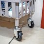REPLOOD CARRELO CON RUOTE RIREVOLI 3 RIPIANI MODELLO KULNA IN METALLO