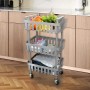 REPLOOD CARRELLO CON RUOTE GIREVOLI 3 RIPIANI MODELLO KULNA IN METALLO