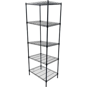 REPLOOD SCAFFALE 5 RIPIANI RESISTENTE STRUTTURA IN METALLO MODELLO LENSTAND REPLOOD SCAFFALE 5 RIPIANI RESISTENTE STRUTTURA IN METALLO MODELLO LENSTAND